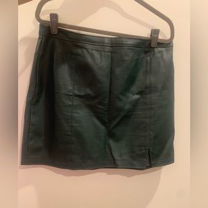 Abercrombie Mini Leather Skirt